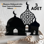 abjad 🕌 Masanızı Süsleyecek Lüks Cami Tasarımlı Ramazan Dekoru 🌙✨